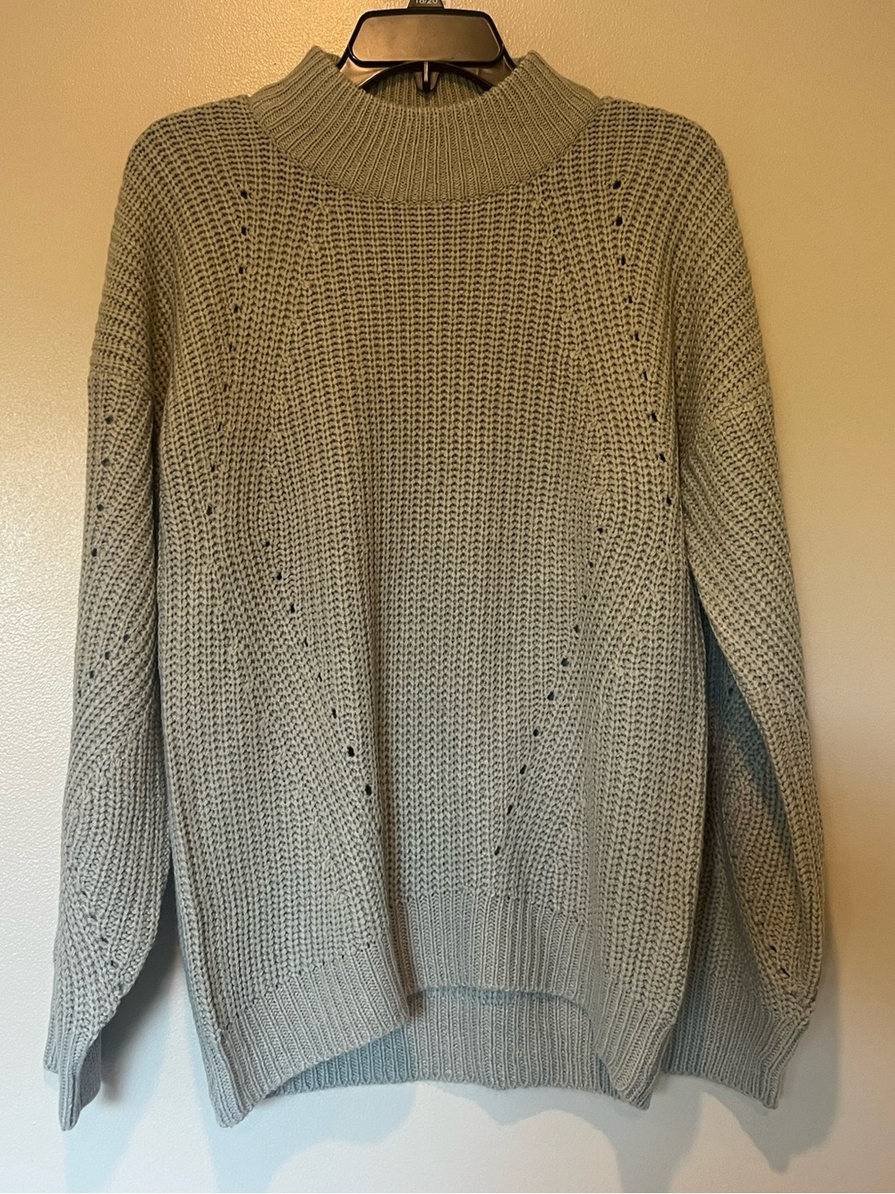 Poof Apparel Chunky Mock Neck Sweater